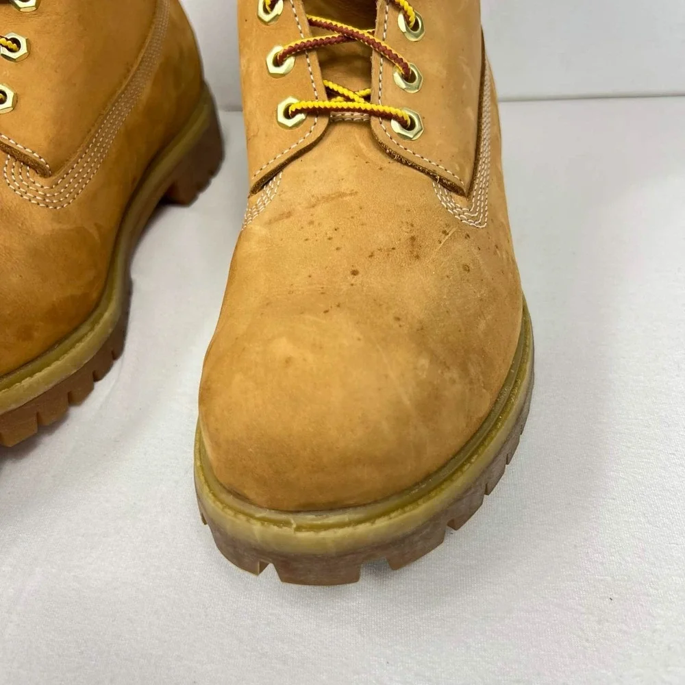 GUC Timberland Premium 6-Inch Waterproof Wheat Boots Primaloft Mens Size 10.5 M